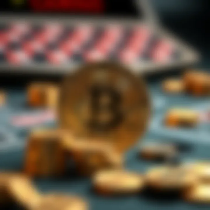 Graphical representation of the advantages and disadvantages of using Bitcoin in gambling