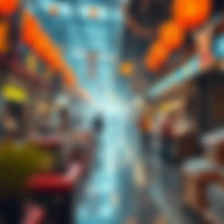 Economic Dynamics of the Metaverse and NFTs Illustration of economic interactions within the metaverse and NFT marketplace