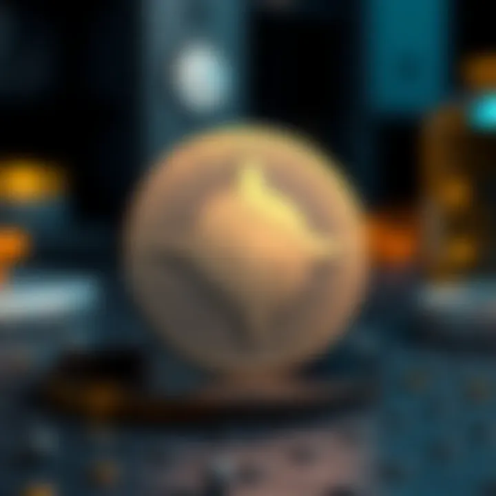 Illustration representing the structure of Grayscale Coin and its role in the digital asset market