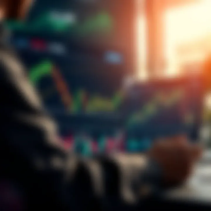 Market trends analysis with charts and graphs